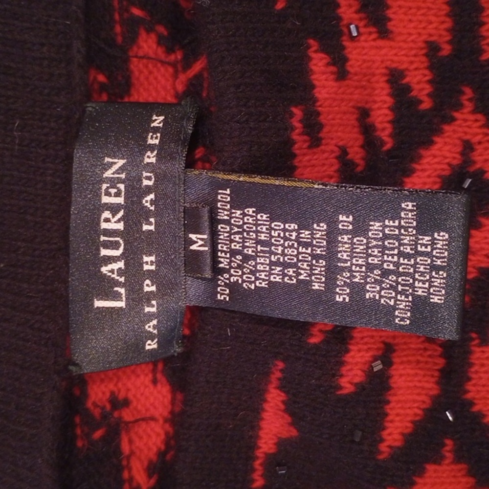 Vintage Ralph Lauren Merino Wool Long Dress - Picture 3 of 5